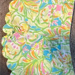 Lilly Pulitzer Buttercup Multicolor Scalloped Shorts